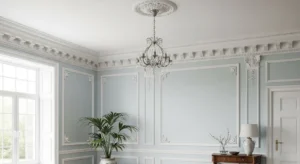 ceiling molding adding architectural detail