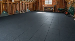 continuous flooring in shed house creating flow