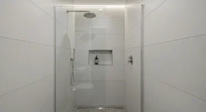 compact shower design for small bathrooms