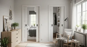 sliding doors in shed house improving layout efficiency