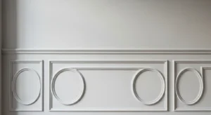 half wall molding wainscoting creating balanced design