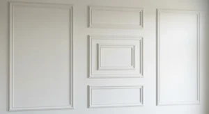 picture frame molding adding traditional elegance
