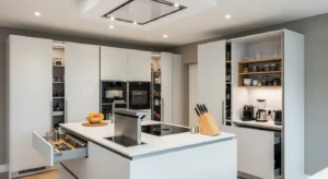 hidden kitchen cabinet storage for clutter free space