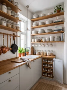 Vertical storage ideas for a small kitchen
