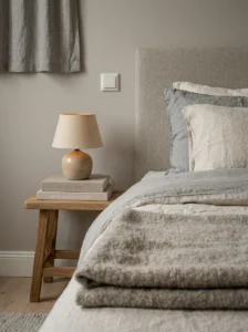 Under-bed storage solution for seasonal clothing and extra bedding.