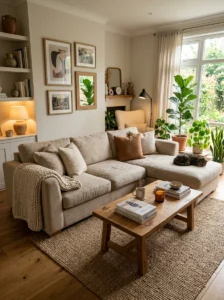 Classic neutral sofa that stays stylish for years