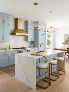 Kitchen makeover completed without replacing cabinets