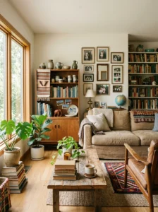 A home filled with meaningful furniture and personal items collected over time
