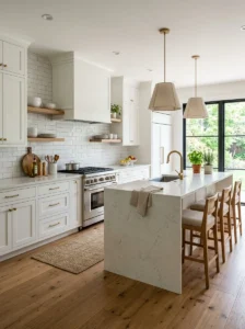 Timeless kitchen materials that age well.