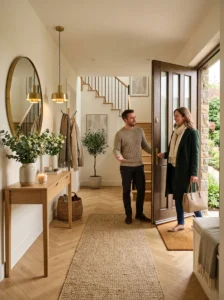 Beautiful home entryway creating a positive first impression