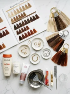 Alt Text: Healthy clean hair after fixing greasy hair habits.