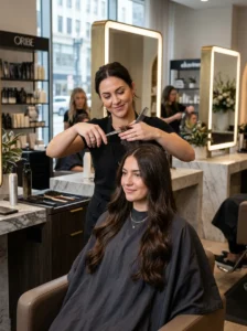 Alt Text: Shape-maintenance trim while growing out a bad haircut.Alt Text: Shape-maintenance trim while growing out a bad haircut.