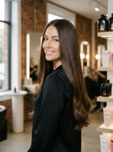 Healthy hair achieved through better hair care habits.