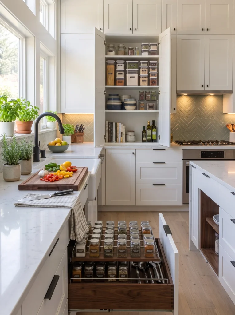 Beautiful and functional kitchen designed for everyday cooking