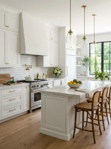 Kitchen upgraded with new countertop and backsplash