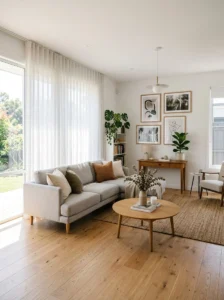 Window treatments protecting furniture flooring and artwork from sun damage