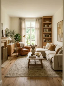 Correct TV mounting height at seated eye level