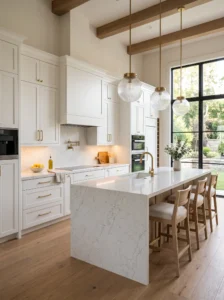 Luxury modern kitchen that looks expensive on a budget