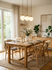Minimalist dining table styling ideas for everyday living.