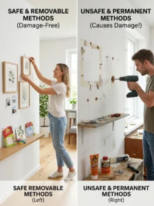 Alt Text: Decorating mistakes that can cost your rental deposit
