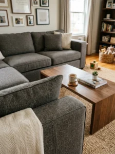 Durable furniture for a busy family living room