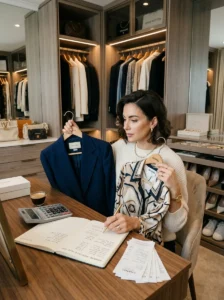 Calculating cost per wear for clothing.