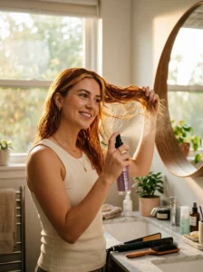 Weekly deep conditioning treatment for color-treated hair.