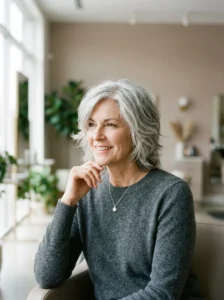Alt Text: Frequently asked questions about shag haircuts for women over 50