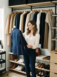 Alt Text: Versatile capsule wardrobe designed for different lifestyles, seasons, and occasions