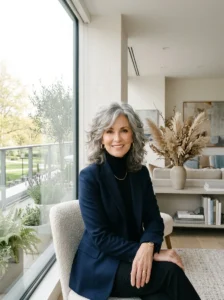 Alt Text: Voluminous shag haircut highlighting key benefits for women over 50
